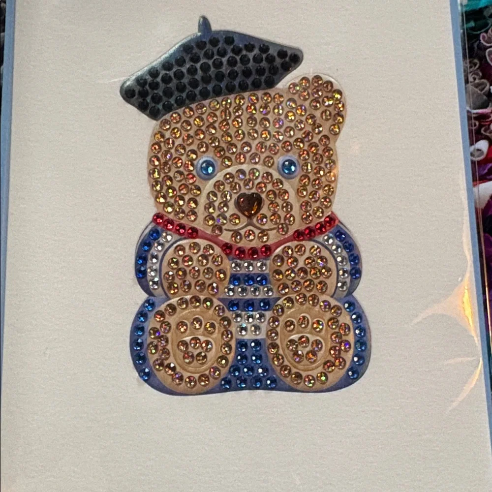 🆕American Greetings-Papyrus-Judith Leiber Rhinestone Greeting Card